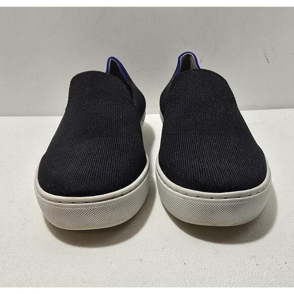 Rothy’s The Original Slip On Sneaker Black Solid Women's Size 9 Knit - Picture 3 of 9